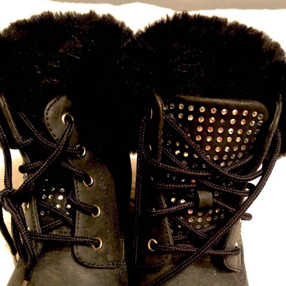 Girls Esprit fur boots
